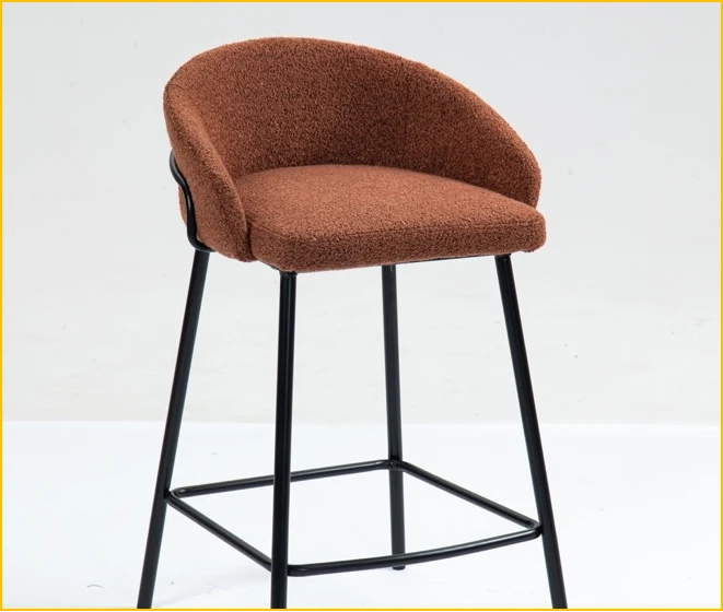 Brown Upholstered Bar Stools factory